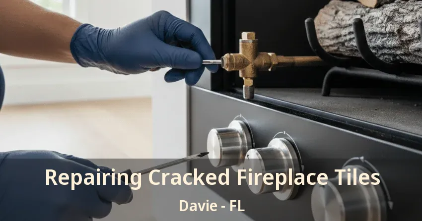Repairing Cracked Fireplace Tiles Davie - FL