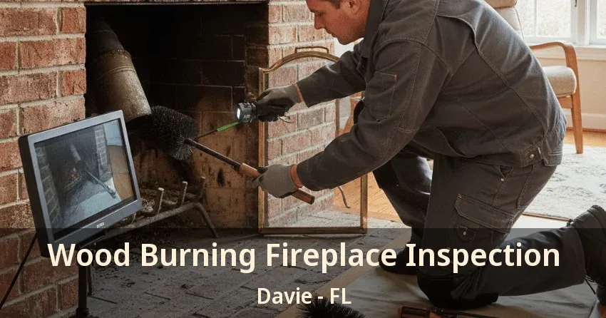 Wood Burning Fireplace Inspection Davie - FL